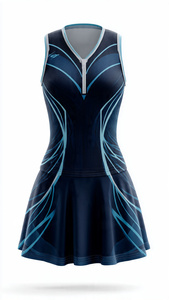 Design Your Own Netball Dress Tops Women Volleyball Dresses With Netball <b>Bibs</b> Heat-Transfer Printed Quick Dry Volleyball Dress - Product Image 5