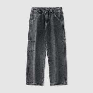 Jeans amples au design simple personnalisé, pantalon en denim pour hommes, jeans cargo en denim pour hommes, vente en gros - Product Image 1