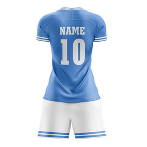 Custom Made Adult Sportswear Adults Girls Soccer <b>Jerseys</b> & <b>Shorts</b> Set Popular Design <b>Short</b> Sleeve Uniforms For Women's - Product Image 2