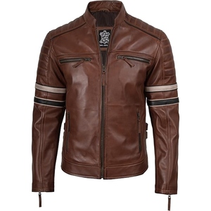 Men's Premium Quality Leather <b>Jacket</b> Fashionable <b>Sheepskin</b> Leather <b>Jacket</b> Winter Motorcycle Racing bomber <b>jacket</b> for men - Product Image 1