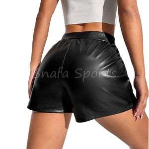 Novedad: Pantalones Cortos de Cuero para Mujer, Transpirables, para Invierno, de Spandex/Poliéster, Corte Regular, Alta Impermeabilidad, Ecológicos, Estilo Urbano - Product Image 2