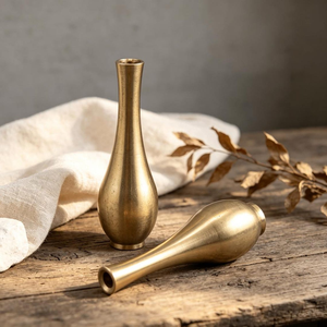 Vase décoratif en fer forgé, fait main, porte-fleurs de qualité supérieure, durable, léger, résistant à la rouille, moderne, pour la maison, le bureau, l'hôtel - Product Image 6