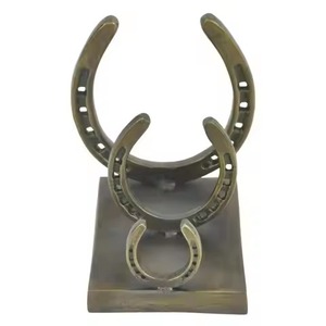Contemporary Metal Bookends Sculptural Design Irregular Shape 2Pcs Desk Office Decorative Bookend Set - Product Image 6