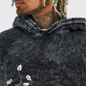 2026 Best Wholesale Tracksuit for Men Hot Selling Custom Logo Men Tracksuit Custom Logo Acid Wash Flare Sweatpants Tracksuits - Product Image 5