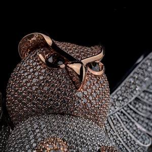 จี้ห้อยคอผู้ชายประดับมอสซาไนต์สีดำ VVS แบบกำหนดเอง พร้อมใบรับรอง GRA เงินแท้ 925 - Product Image 2