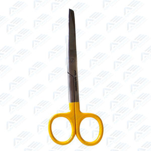 Juego de Tijeras Médicas para Cuidado de la Salud, Amarillas, 3 Piezas: Tijeras de Enfermería, Tijeras para Vendajes y Pinzas Arteriales - Product Image 4