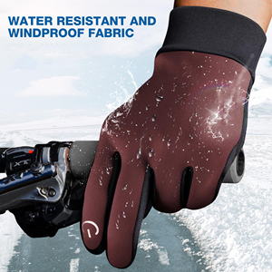 Anti Slip Riding <b>Gloves</b> Outdoor Winter Running <b>Gloves</b> <b>Touch</b> <b>Screen</b> <b>Gloves</b> For Cold Weather Cyclingdriving To Wear Running <b>Gloves</b> - Product Image 4