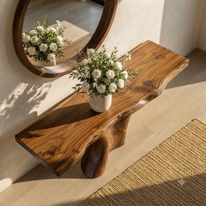 Organic Style Handmade Natural <b>Wood</b> Console <b>Table</b> for Living Room Modern Live Edge Entryway <b>Table</b> Solid <b>Wood</b> Home Decor Luxali - Product Image 5
