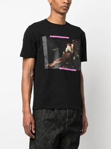 Camiseta con estampado gráfico artístico vintage para hombre, estampado de pintura renacentista, algodón de primera calidad, cuello redondo, manga corta, camiseta informal de moda, talla grande - Product Image 3