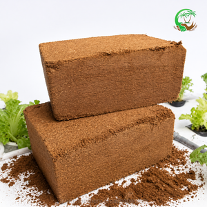 Low Moisture High Quality 5Kg Cocopeat Block 14-18% Low EC Buffered Coir Pith High Quality Bulk Export Supplier India - Product Image 1