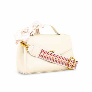 Sac à bandoulière beige formel P36298 pour femme - Product Image 2