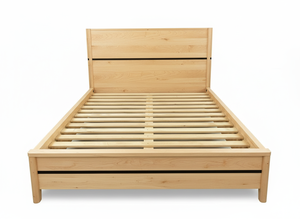 Premium Modern Solid Wood Mango <b>Bed</b> <b>Frame</b> Bedroom Indoor Eco-Friendly Factory Direct OEM ODM Custom Wholesale - Product Image 2