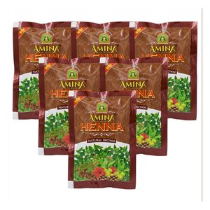 Poudre de Henné Naturel Amina Bourgogne (Baie) pour Coloration Capillaire Couvrance des Cheveux Gris Traitement Herbal Conditionnement en Vrac Réparation et Entretien des Cheveux - Product Image 1