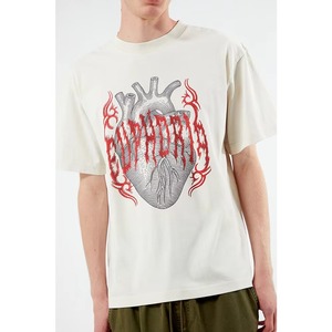 Camisetas de Hombre 100% Algodón, Tejido Worsted de 240 Gramos, Estampado en Serigrafía, Diseño Vintage con Letras, Corte Holgado, Transpirables - Product Image 5