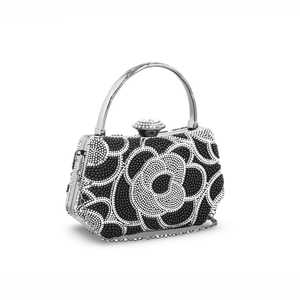 Pochette mariée noire pour femme P24252 - Product Image 2