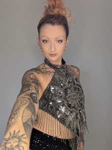 Flecos de Cuentas de Vidrio Onduladas, Borlas Decorativas para Vestidos de Espectáculo, Disfraces de Carnaval, Decoración Artesanal - Product Image 3