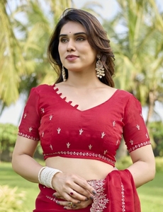 Sari indio bordado estilo Bollywood - Product Image 2