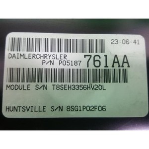 Calculateurs et modules informatiques d'occasion pour PT Cruiser P05187761AA - Product Image 3