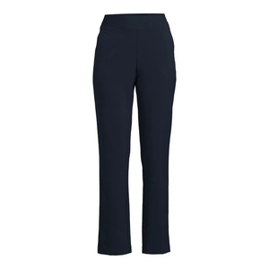 Pantalones de Vestir de Corte Recto para Mujer, Hechos a Medida, de Alta Calidad, Ajustados, Transpirables, Ecológicos, Ligeros, de Lona Negra, Casuales - Product Image 2