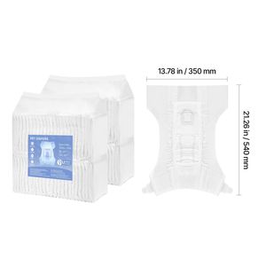 Pannolini Monouso per Cani Femmine Super Assorbenti, Anti-perdita a 360 Gradi, con Indicatore di Umidità e Design Stampato, per Cagnoline - Product Image 2