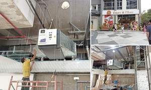 Dr.Air KT12000 Précipitateur électrostatique de fumée de cuisine avec filtre structurel en zigzag pour l'élimination de la graisse à haute efficacité - Product Image 3