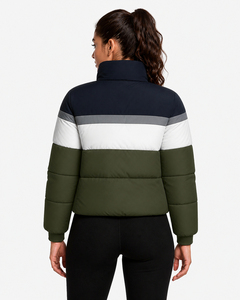 <b>Womens</b> Reversible Puffer Jacket Double Side Quilted <b>Winter</b> <b>Coat</b> Warm <b>Padded</b> Bubble Outerwear Casual Full Zip Wholesale Supplier - Product Image 4