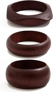 Bangle <b>Bracelets</b> for Women, Resin Bamboo Brown Stretchy <b>Bracelet</b> <b>Stack</b>, Fashion Jewelry for Women - Product Image 4
