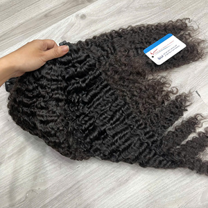 Extensions de cheveux bouclés birmanes à la vapeur, qualité double drawn, 100 % cheveux humains vietnamiens, sans nœuds, sans perte, prix de gros - Product Image 4