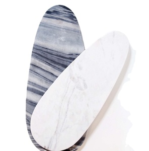 Modern <b>Oval</b> Marble Serving Tray Long Shape Decorative Stone Tray Kitchen Serving Platter <b>Coffee</b> <b>Table</b> Home Decor Accessories NEW - Product Image 1