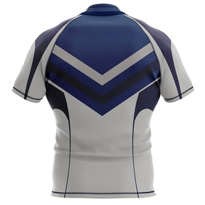 Ropa Deportiva, Camiseta de Rugby de Manga Corta, 100% Poliéster, Absorbente de Humedad, Transpirable, para Adultos, Unisex, Servicio OEM, Última Colección - Product Image 5