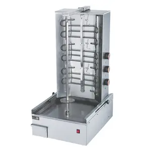 Balcão de aço inoxidável máquina de gás automotivo/barril shawarma