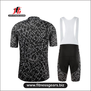 JUST FITNESS GEARS Ensemble de vêtements de cyclisme imprimés pour hommes, sans manches, en spandex/polyester, à séchage rapide, pour adultes - Product Image 6