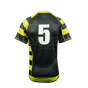 Tenue de rugby durable, respirante, à séchage rapide, légère, pour l'entraînement sportif en équipe, pour hommes adultes, en polyester - Product Image 6