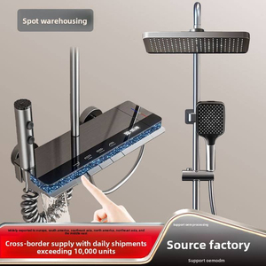 Digital <b>Shower</b> Timer Display <b>Bath</b> <b>Shower</b> Control Panel LED Water Temperature Screen Bathroom Accessory - Product Image 1