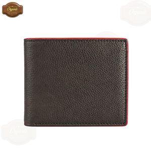 Modern Edge Leather Bifold <b>Wallet</b> | Genuine Leather Slim <b>Wallet</b> for Men | <b>RFID</b> Blocking Minimalist Front Pocket <b>Wallet</b> OEM ODM - Product Image 3