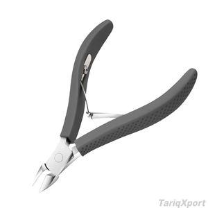 Professional Nail Cuticle Cutter <b>Remover</b> Nippers Stainless Steel Non-Slip Silicone Handle Light Green CE Toenail Gift <b>Box</b> - Product Image 3