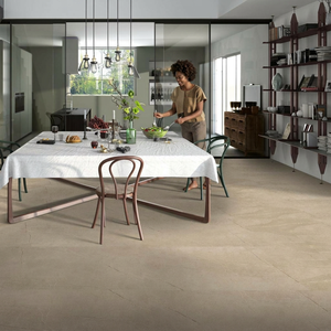 กระเบื้องปูพื้นและผนังลายหิน Berlin Stone Beige ขนาด 800x1600 มม. ป้องกันการลื่น ทนกรด เคลือบเงา ผลิตจากเซรามิกพอร์ซเลน - Product Image 5