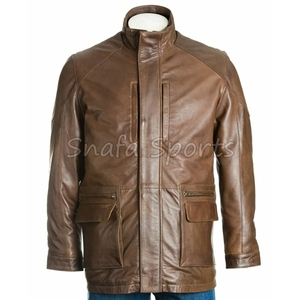 2026 New <b>Winter</b> <b>Leather</b> <b>Jacket</b> for Men Wholesale Sheepskin Sherpa Shearling Faux Custom <b>jacket</b> for men - Product Image 2