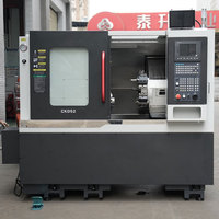 Tour CNC à lit incliné automatique de haute précision CKD46 pour la découpe des métaux 56 mm