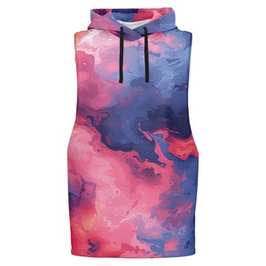 New Arrival Sublimation Sleeveless Hoodie 100% Cotton Winter Plain Dyed Durable Stylish Design <b>Mens</b> Hoodie - Product Image 4