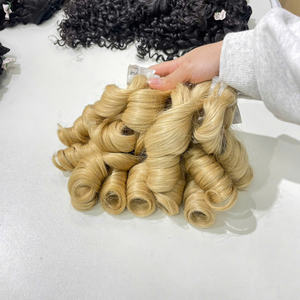 Cheveux vierges vietnamiens de haute qualité, blonds, bouclés et volumineux, pour femmes, prix de gros d'usine, couleur tendance - Product Image 6