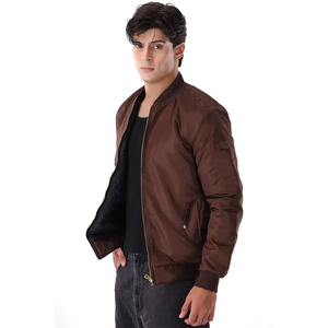 Veste bomber unisexe à manches longues, coupe oversize, douce, personnalisable en taille et logo, coupe-vent, écologique, en promotion - Product Image 3