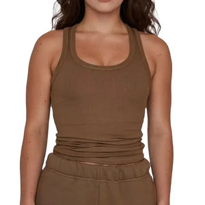 Promotion : Débardeur court de yoga push-up vierge pour femme, OEM, en gros, fabriqué au Pakistan - Product Image 1