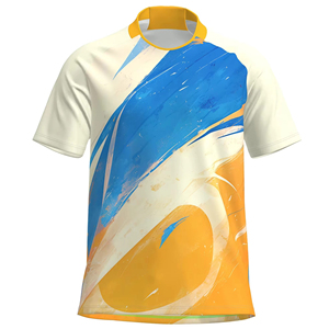 เสื้อฟุตบอลพิมพ์ลายแบบพรีเมียม 100% โพลีเอสเตอร์ ระบายอากาศได้ดี แห้งเร็ว สำหรับทีมฟุตบอล พร้อมสกรีนโลโก้ ชื่อ และหมายเลข สั่งผลิตได้ขั้นต่ำจำนวนมาก - Product Image 4