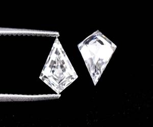 Diamantes Blancos Cultivados en Laboratorio, Corte Kite, Color D, Perforados con Láser, 6.0 x 4.0 mm, Certificados por IGI, para Fabricación de Joyería y Pendientes - Product Image 2