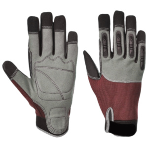 Guantes de Trabajo de Cuero Sintético Resistentes a Impactos de Alto Rendimiento, Reforzados con Amara para Seguridad Mecánica - Product Image 6