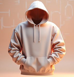 Sweat-shirt imprimé épais pour homme, coupe classique, avec logo personnalisé, doublé, écologique, collection automne/hiver, prix de gros - Product Image 3