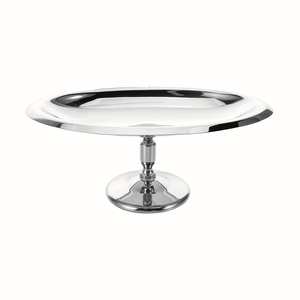 Soporte de metal decorativo vintage para exhibir pasteles de panadería con plato redondo y pedestal resistente para servir postres. - Product Image 5