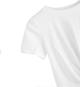 Camiseta Corta de Punto Blanca para Mujer, Cuello Redondo, Manga Corta, Diseño Cruzado en la Parte Delantera, Informal, para Primavera y Verano - Product Image 4