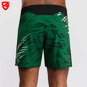 Pantalones Cortos de Entrenamiento de Boxeo para Hombre, de Spandex y Poliéster, Elásticos, Diseño Personalizado, Transpirables, de Secado Rápido, Ligeros, Elegantes, para MMA - Product Image 2